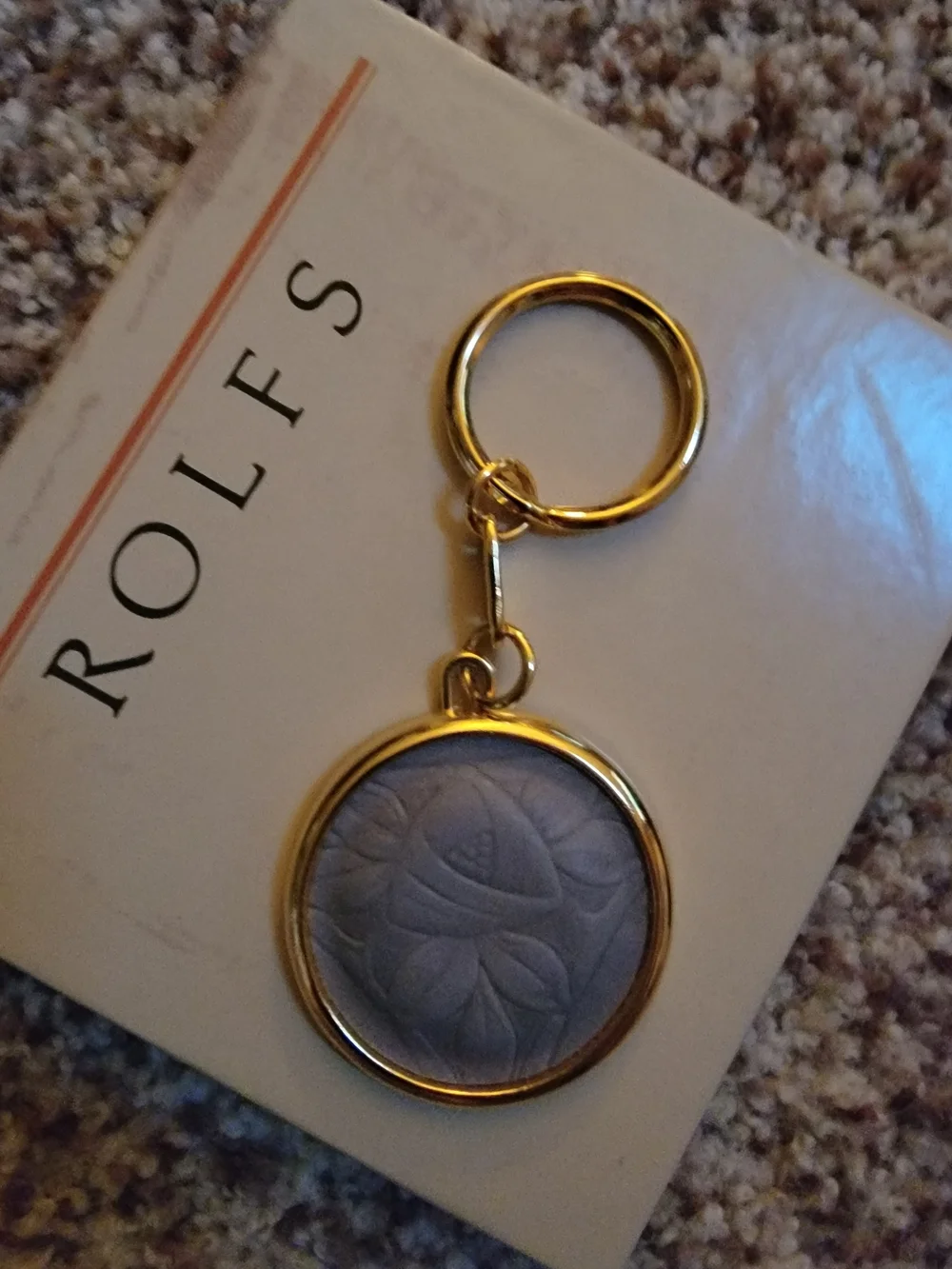 NIB- Vintage Tri-Fold Wallet and Keychain Set